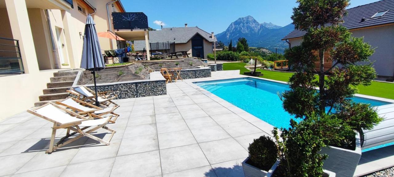 Chambre 2 Vue Lac Av Piscine Prunières エクステリア 写真