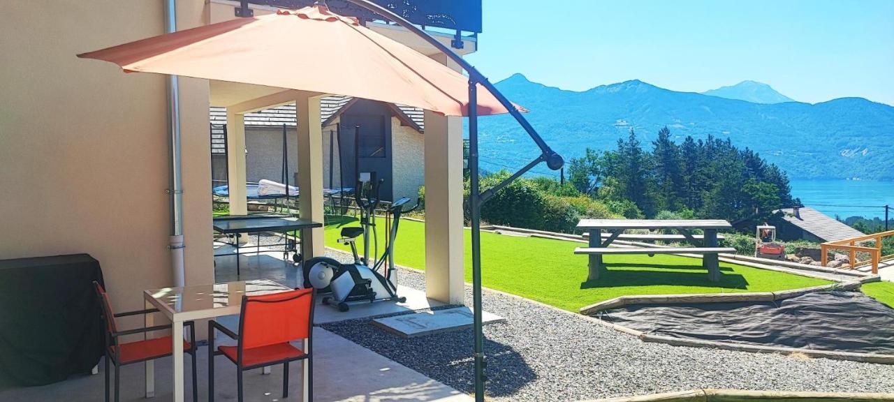 Chambre 2 Vue Lac Av Piscine Prunières エクステリア 写真